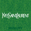Yves Saint Laurent Script Decal Vinyl Sticker