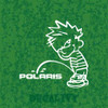 Calvin Peeing On Polaris Decal Vinyl Sticker