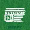 Army Veteran Weathered Flag Decal Vinyl Sticker