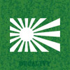 Rising Sun Flag Decal Vinyl Sticker