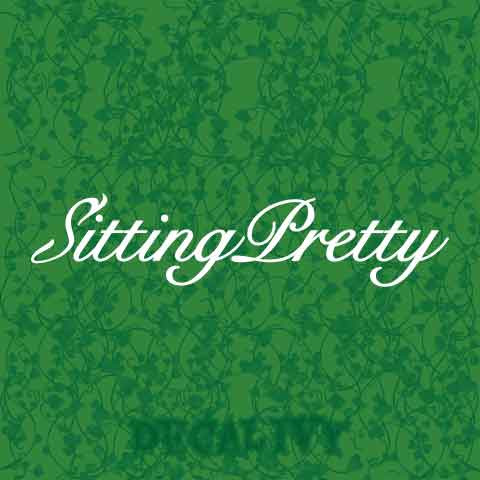 Sitting Pretty Decal Vinyl Sticker