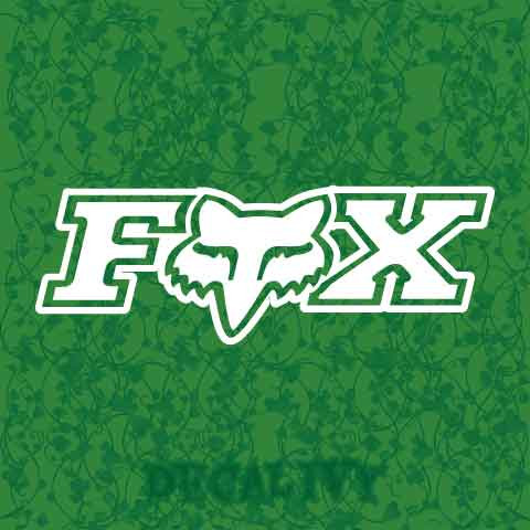 Fox Racing Logo Decal Vinyl Sticker