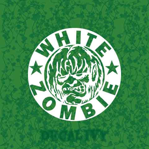 White Zombie Logo Decal Vinyl Sticker