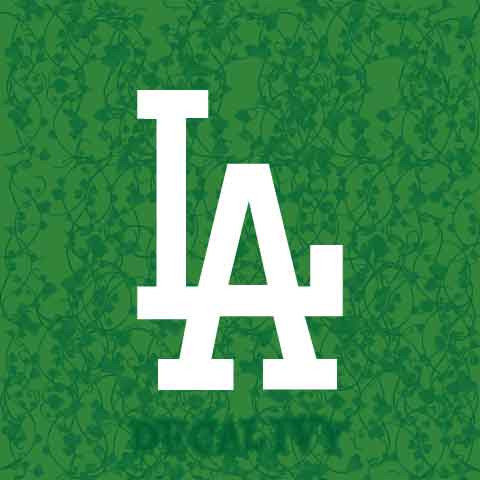 Los Angeles Dodgers LA Logo Decal Vinyl Sticker - Decal Ivy