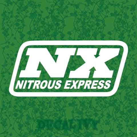 NX Nitrous Express Decal Vinyl Sticker