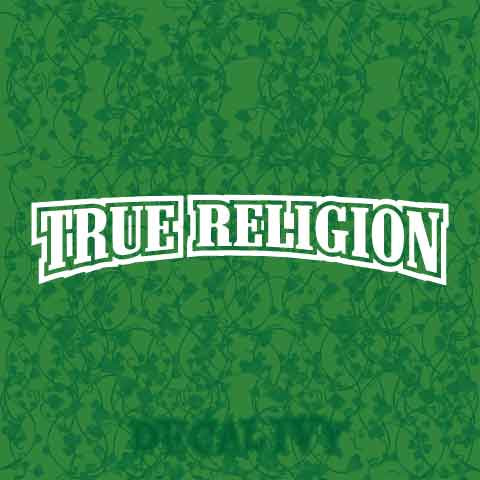 True Religion V2 Decal Vinyl Sticker