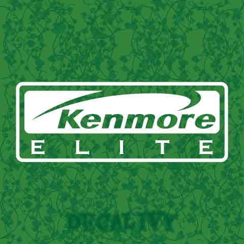 Kenmore Elite Logo Decal Vinyl Sticker