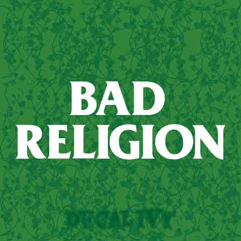 Bad Religion Text Decal Vinyl Sticker