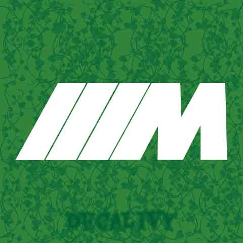 BMW M Logo Outline Decal Sticker