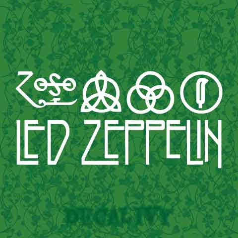 Led Zeppelin Decal Vinyl Sticker