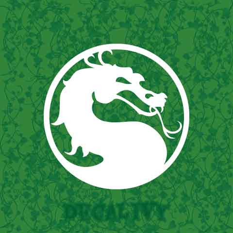 Mortal Kombat Dragon Decal Vinyl Sticker