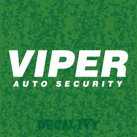 Viper Auto Security Decal Vinyl Sticker
