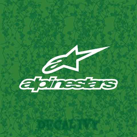 Alpinestars V2 Decal Vinyl Sticker