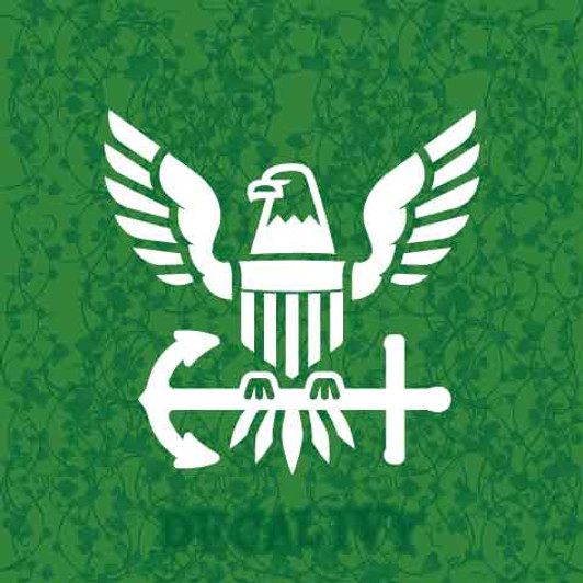 U.S. Navy Eagle & Anchor Decal Vinyl Sticker