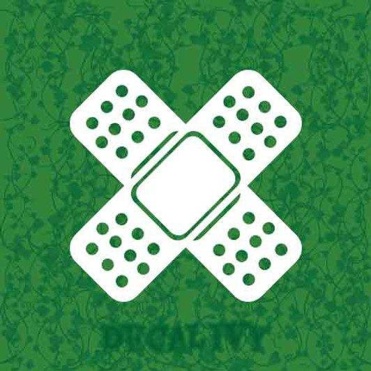 Band-Aid X Decal Vinyl Sticker