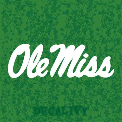 Ole Miss Rebels Decal Vinyl Sticker