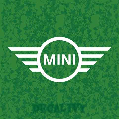 Mini Cooper Emblem Decal Vinyl Sticker