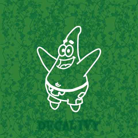 Patrick Star Decal Vinyl Sticker