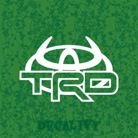Devil Horns TRD Decal Vinyl Sticker