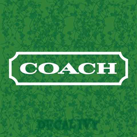 Coach Logo Decal Vinyl Sticker