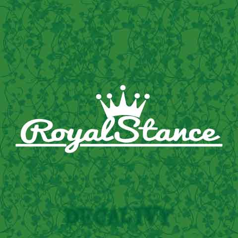 Royal Stance Decal Vinyl Sticker