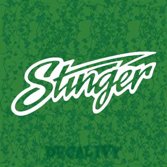Stinger Electronics Decal Vinyl Sticker