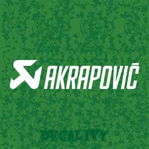 Akrapovic Decal Vinyl Sticker
