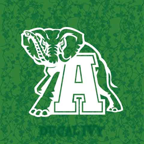 Alabama Crimson Tide Logo Decal Vinyl Sticker
