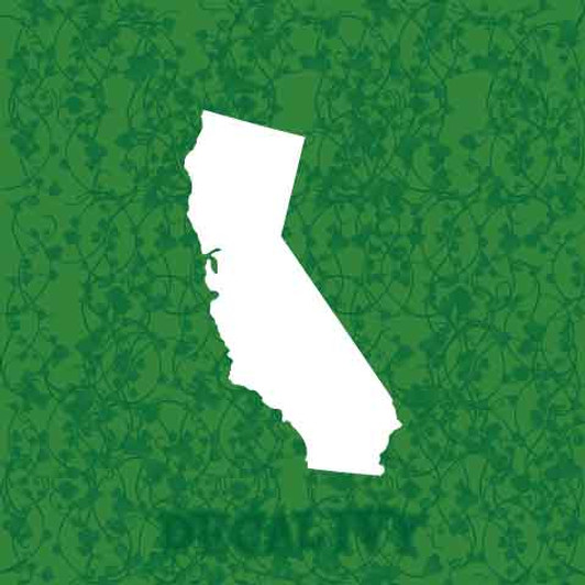 California State Decal Vinyl Sticker