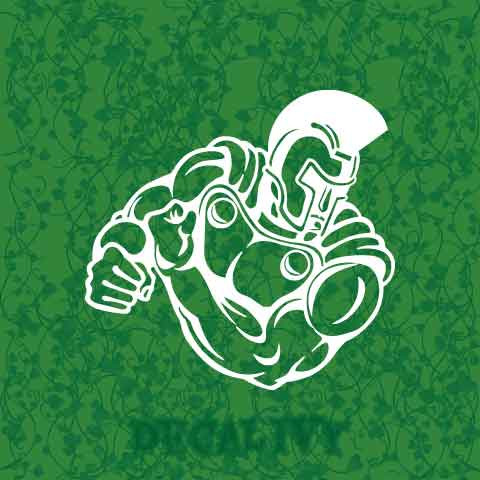 Gladiator Logo Decal Vinyl Sticker