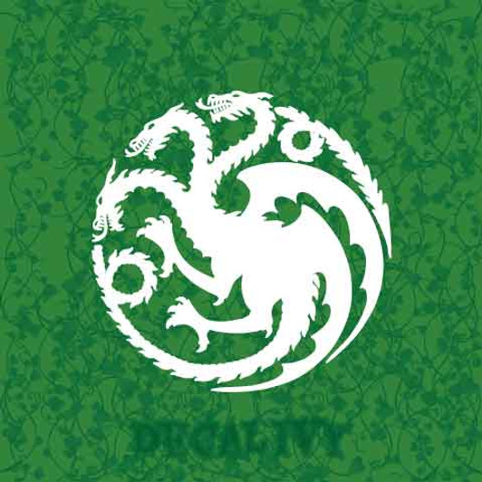 House Targaryen Logo Decal Vinyl Sticker
