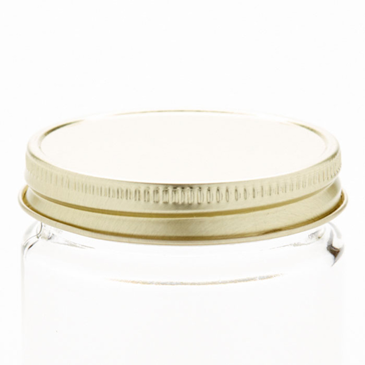 4 oz Amber Glass Straight-Sided Round Jar 58-400 Neck Finish