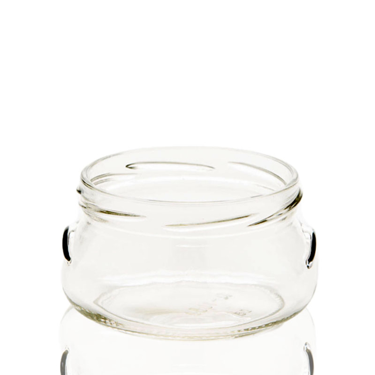 6 oz. Straight Sided Glass Jars With White Lids - Nature's Garden Candles