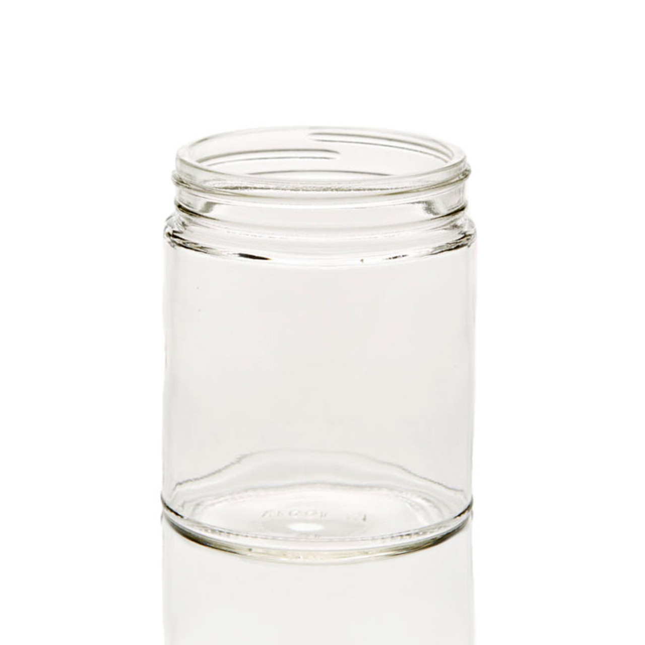 straight transparent 90oz candle container blown extra large glass