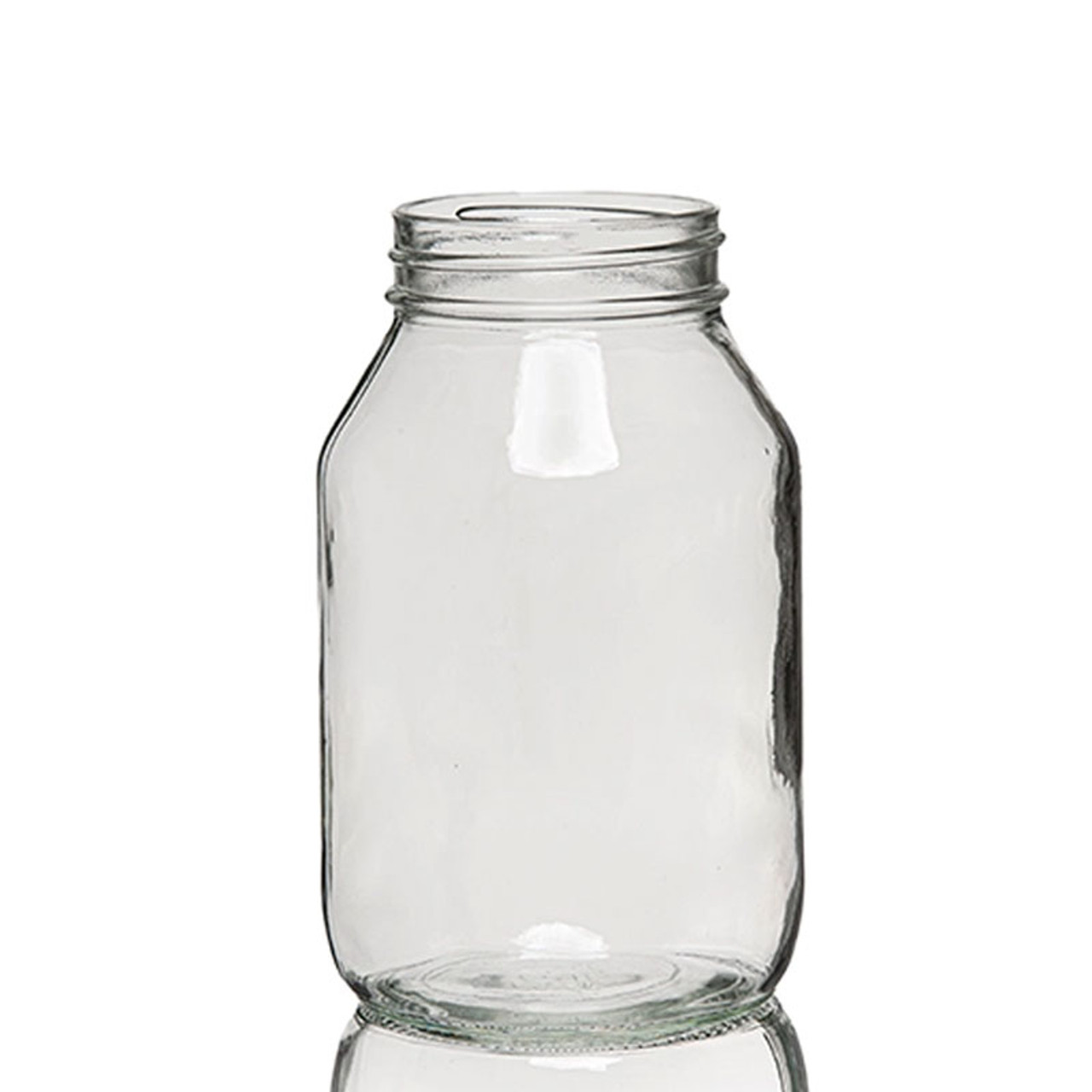 8oz Clear Glass General Purpose Jars for Canning 12/Case, Clear Type III 58 Lug