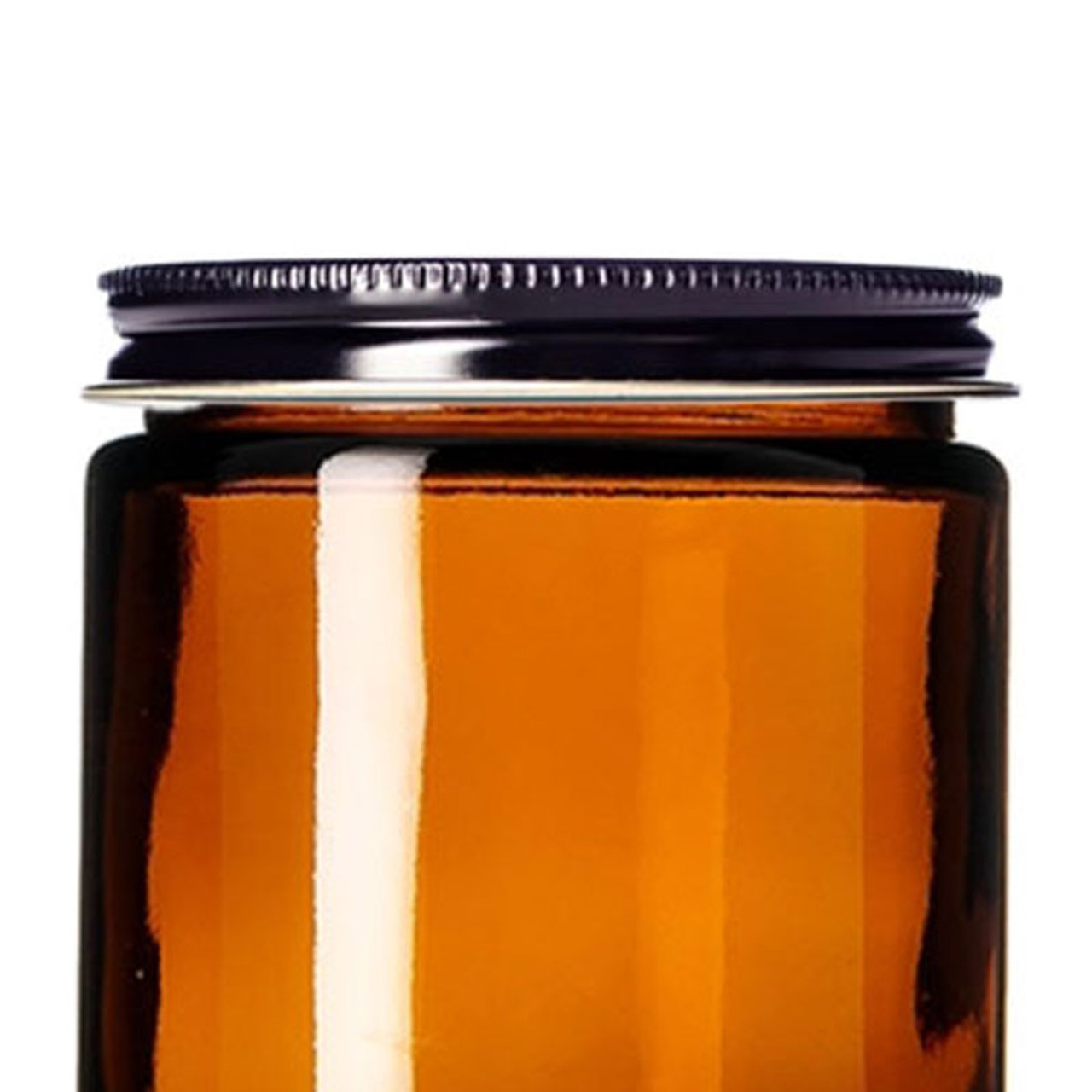 8oz (240ml) Amber Glass Straight Sided Jar - 70 405 Neck Finish (24 Pack) -  In-Stock and Ready-To-Ship!