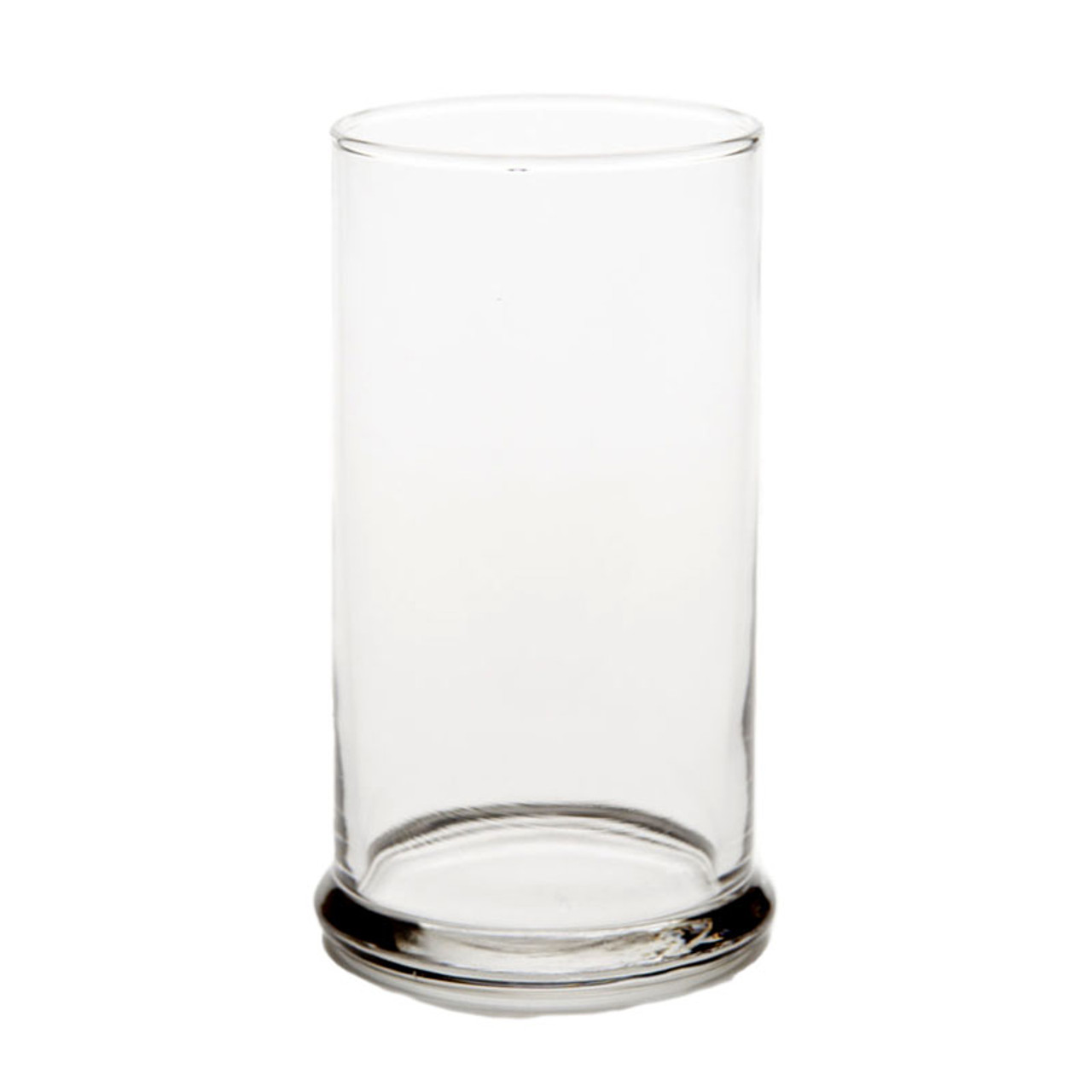 Large 20 oz Clear Glass Candle Jar with Airtight Glass Lid+ Labels