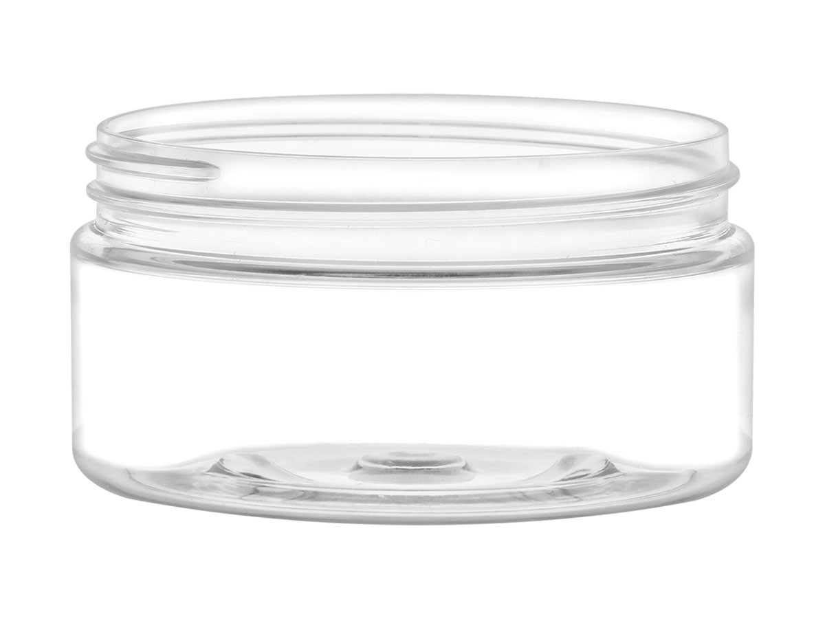 jar　0527 8 oz Clear PET Straight Sided Jar 89-400