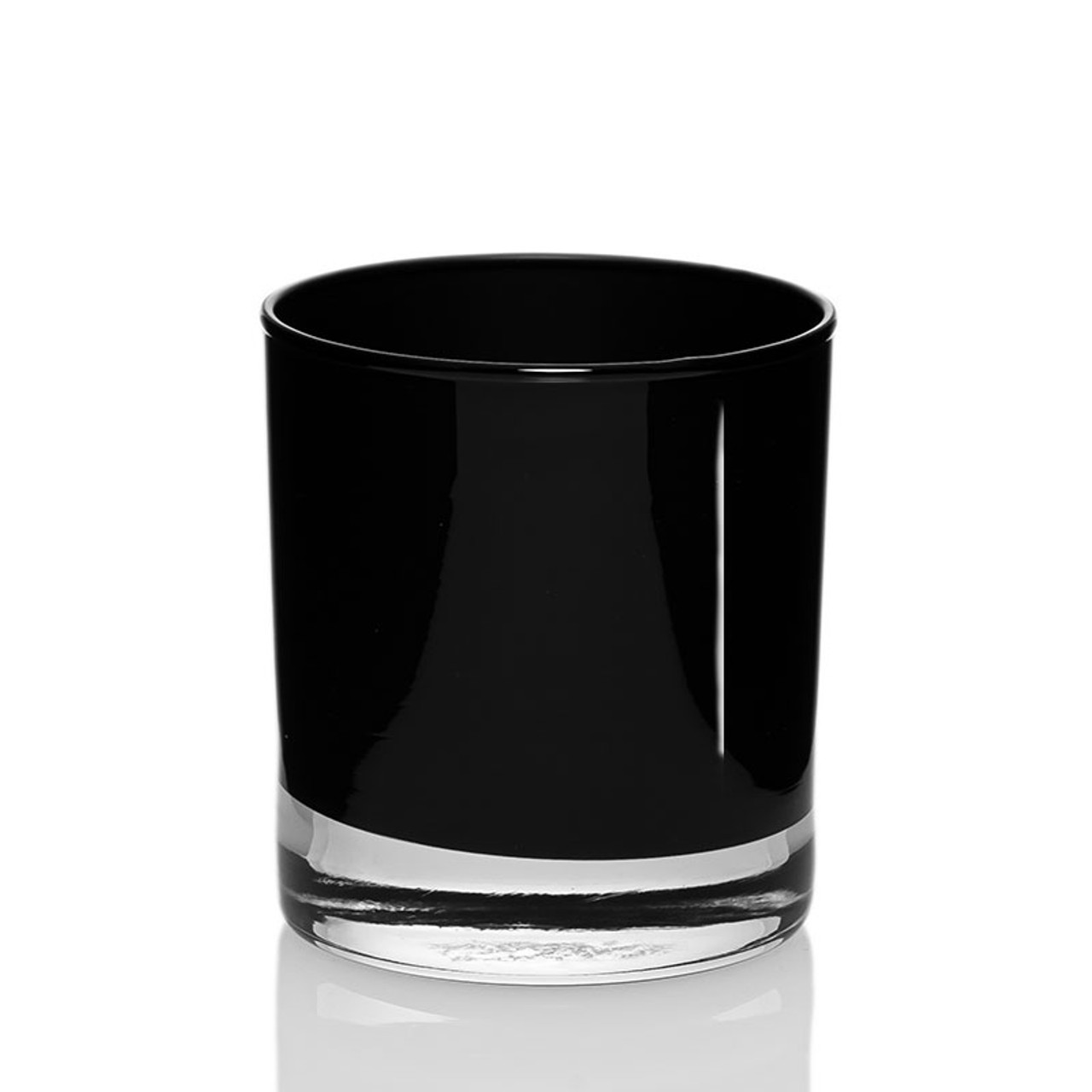 10.5 oz Libbey Glossy Black Candle Jar | 36 Pack