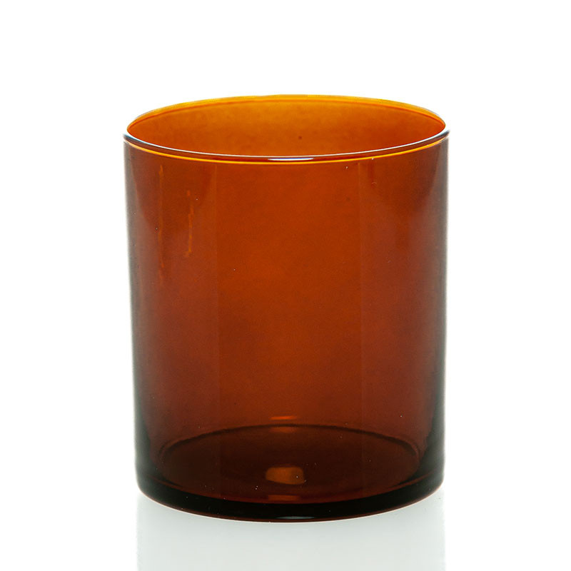 678355 - 12.5 oz. Libbey Amber Candle Jar | 12 Pack