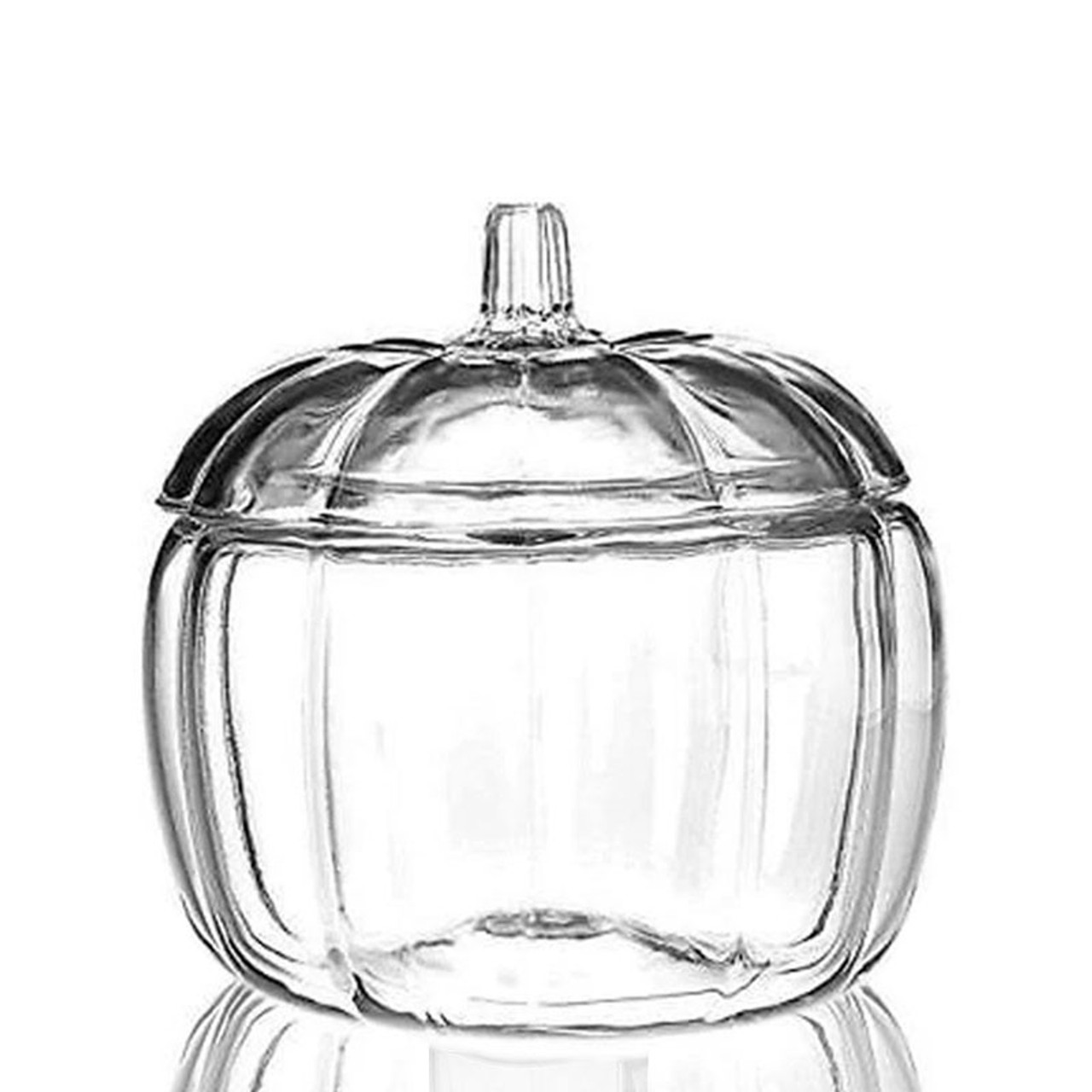 Extra-large Lidded Clear Glass Canister Cookie Jar Goodie Jar 