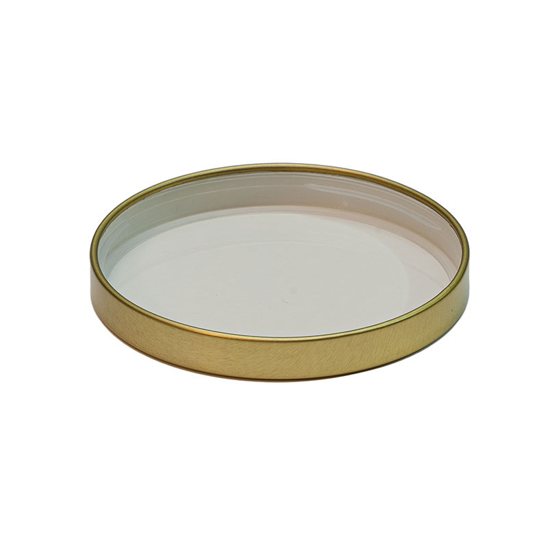 Medium Gold Metal Lid 12 Pack