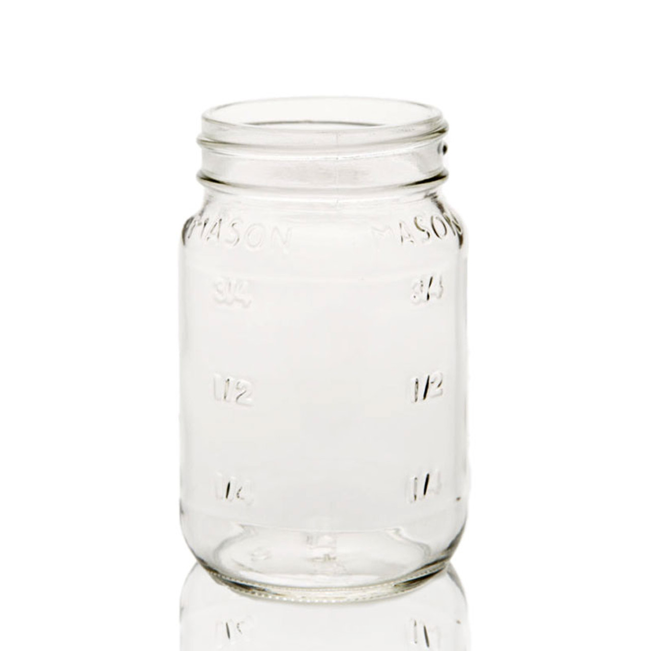 Mosteb 16 oz Clear Glass Mason Jars with Metal Lid - Buy 16 oz wide mouth mason  jar, 16 oz mason jar with lid, 8oz mason jars Product on Mosteb Bottle 