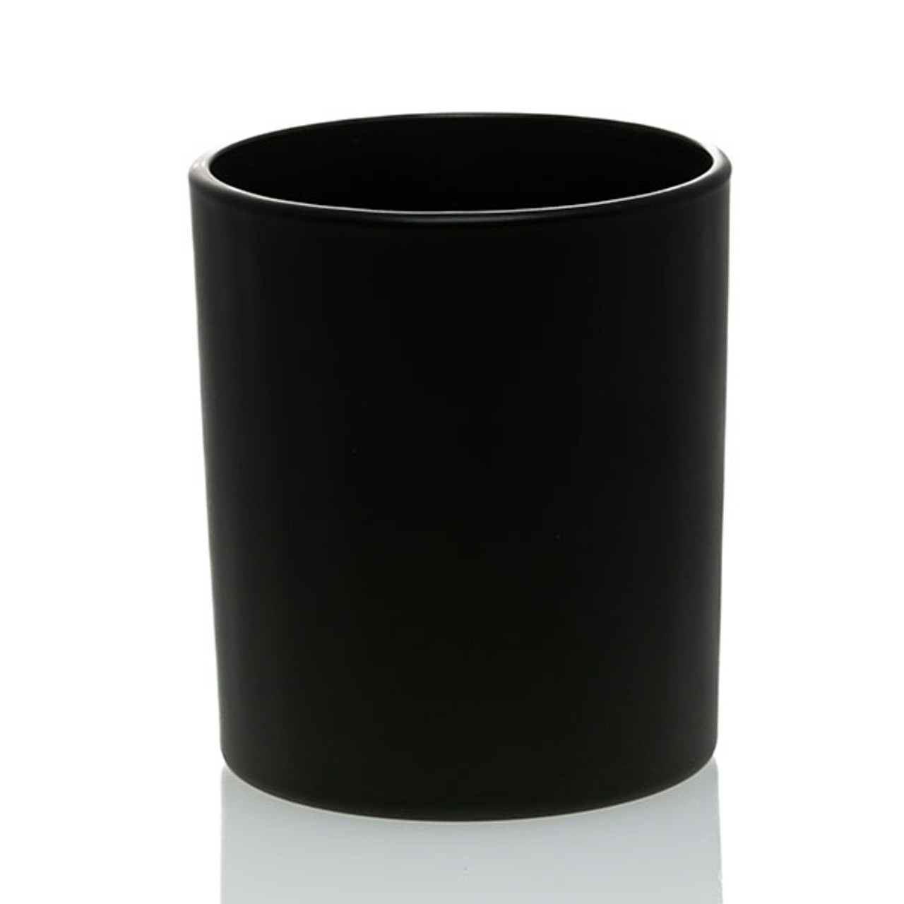 7.75 Oz. Black Candle Jar Optional With Bamboo Lid Cork Lid Candle  Container Candle Jar Black Lid Decor Storage With Lid 