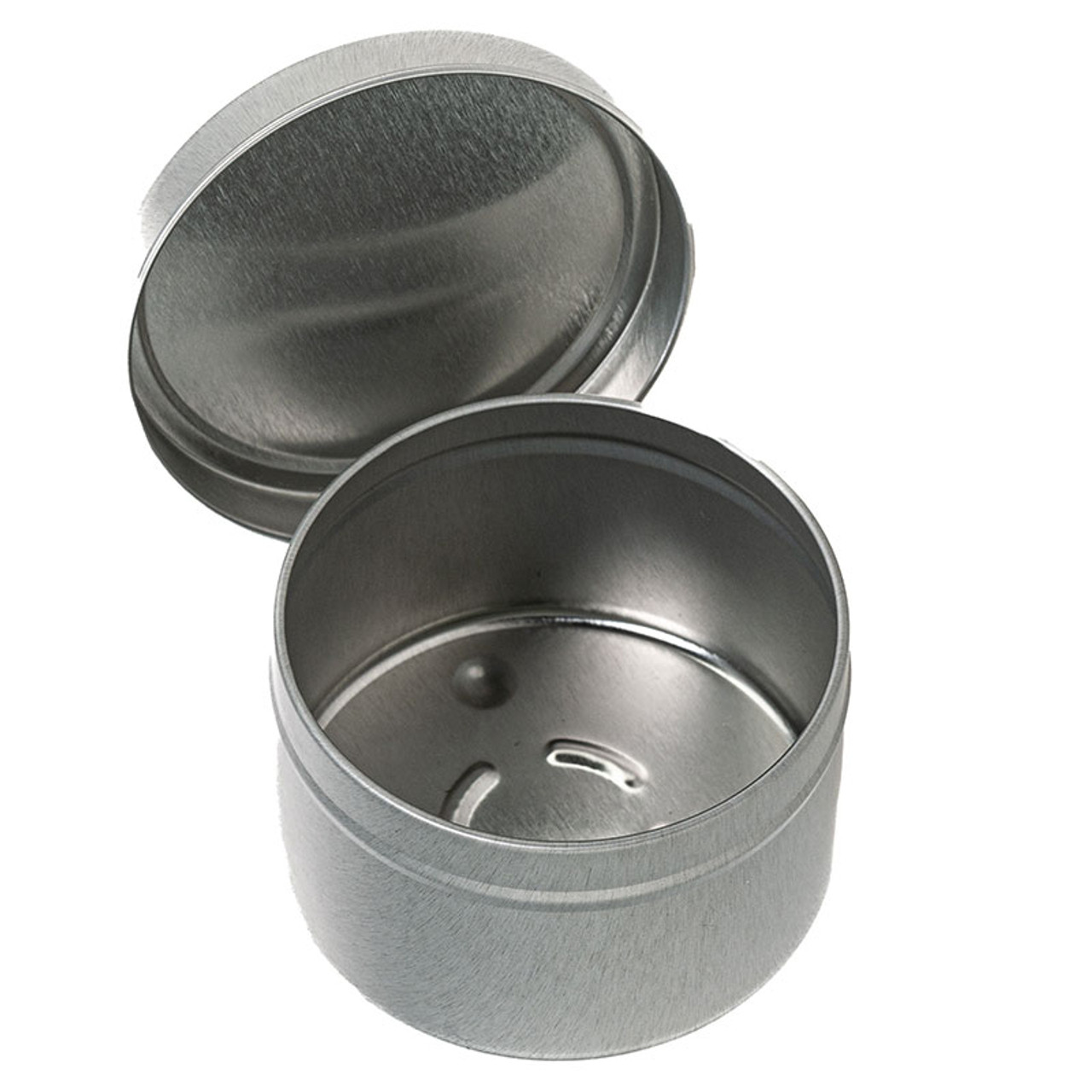 4 oz. Deep Round Candle Tins with Lids - Nature's Garden Candles