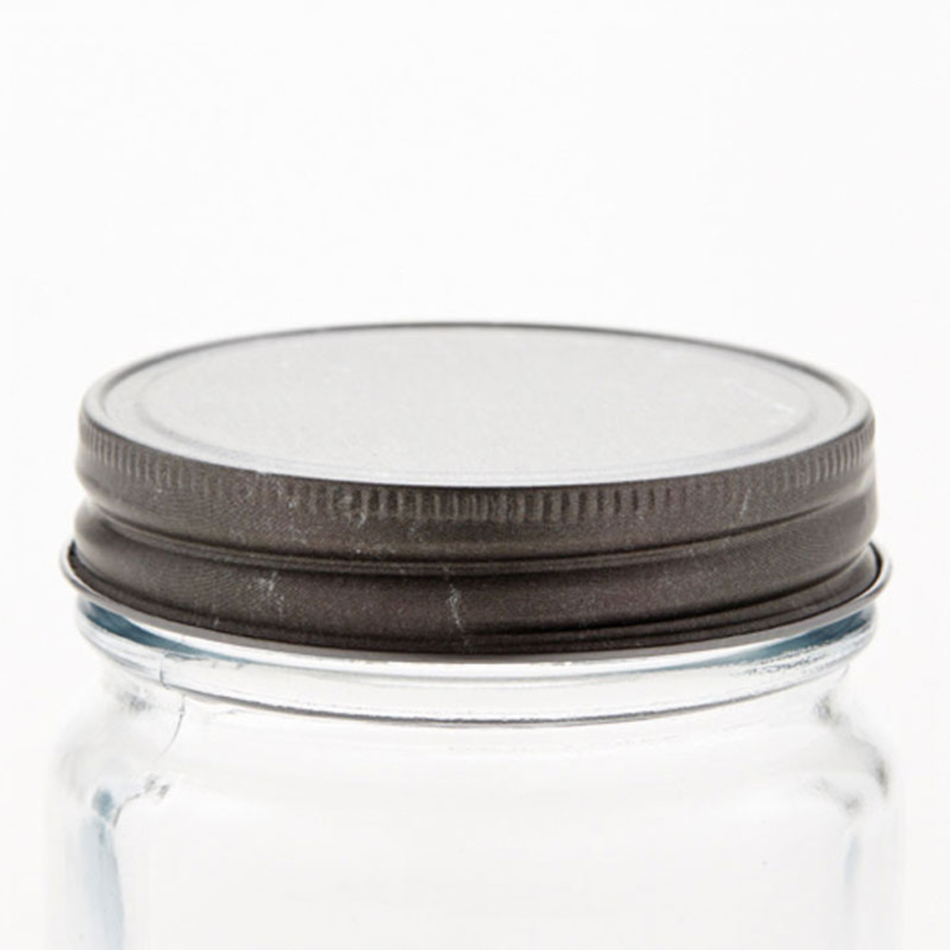 Embossed 8oz Square Mason Jars Packed 12, LID SEPARATE