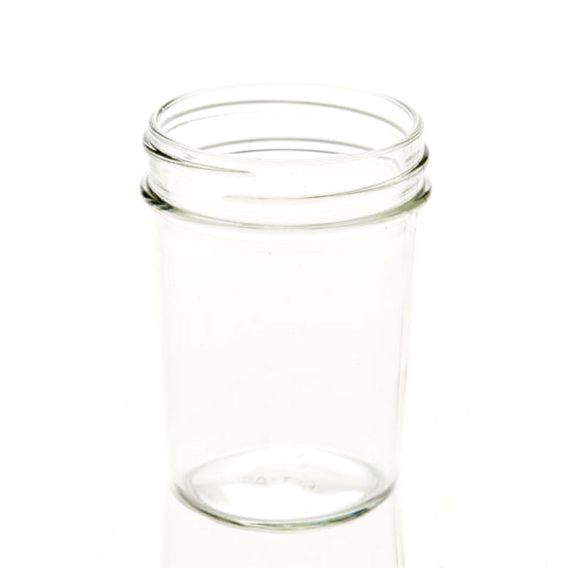 8 oz. Straight Sided Glass Jar, 70mm 70-450, 12/cs