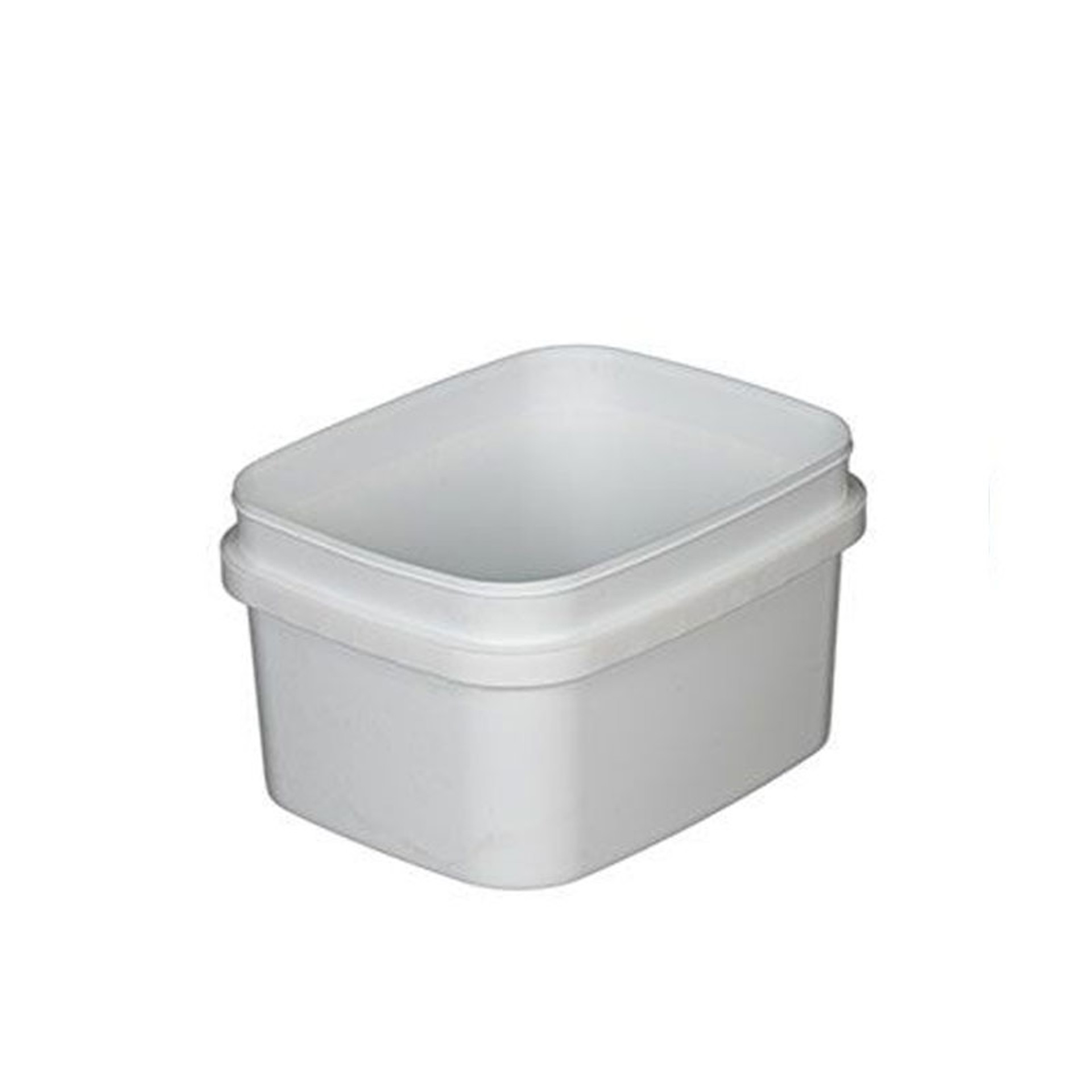1 Gallon Clear Tall EZ Stor® PP Plastic Container w/Handle