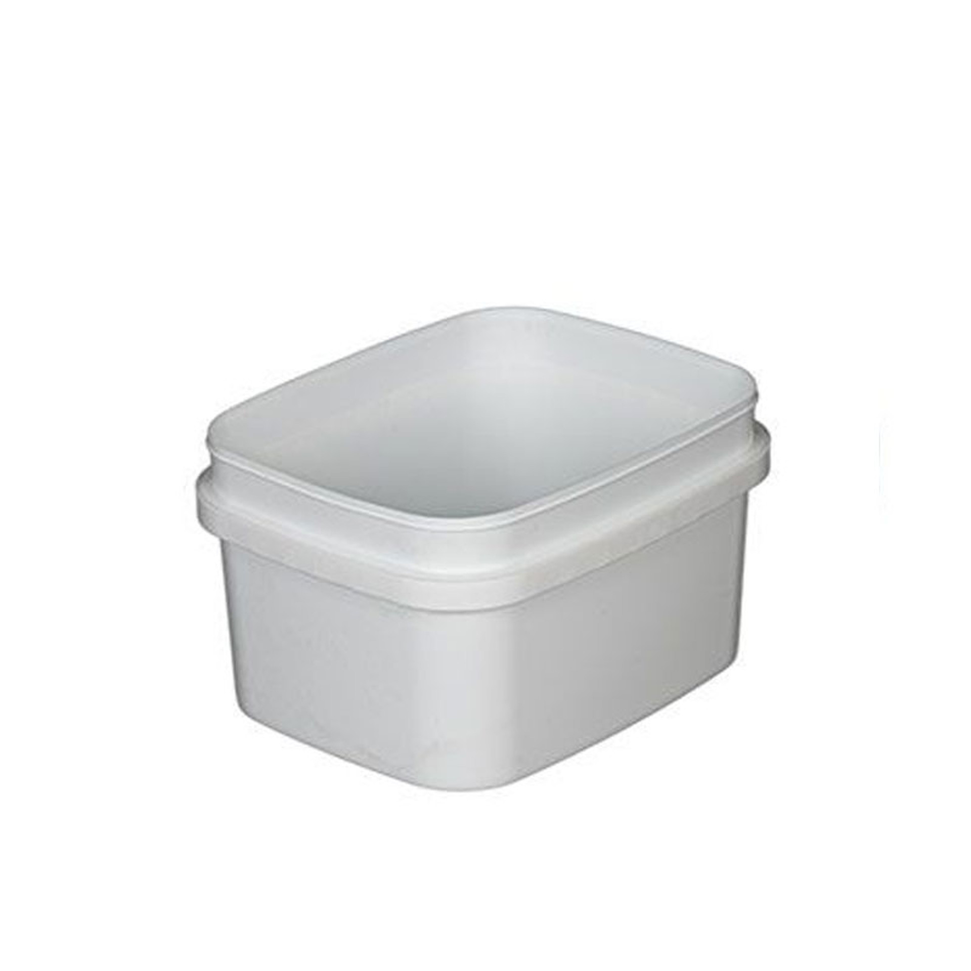 1 GALLON TALL RECTANGULAR EZ STOR® PLASTIC CONTAINER WITH HANDLE