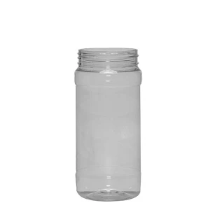 16 oz Clear PET Round Plastic Jar 63-400